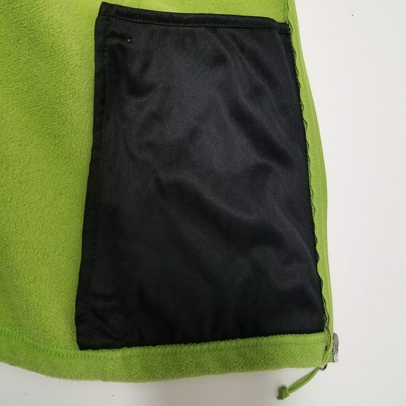 L.L. Bean Lime Green Polartec Recycled Full-Zip Fleece Vest - Picture 13 of 16
